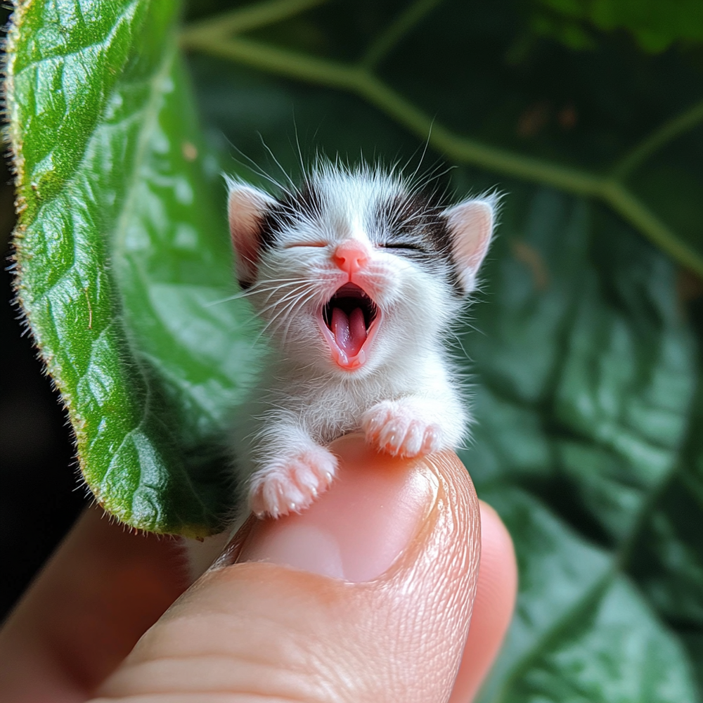 AI生图-迷你小猫