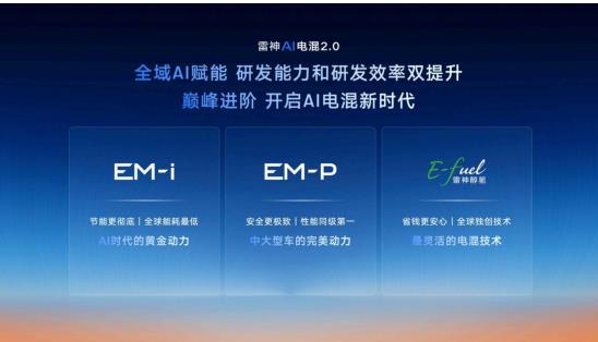 九游娱乐文化：吉利发布星睿AI云动力20 雷神电混进阶“最聪明”AI时代(图1)