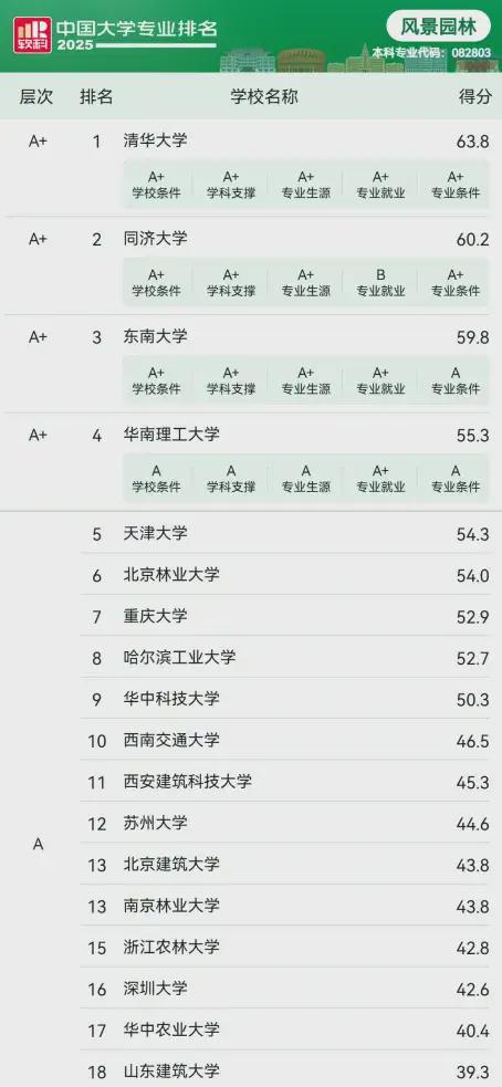 东南上位第一！2025中国大学建筑学出炉(图1)