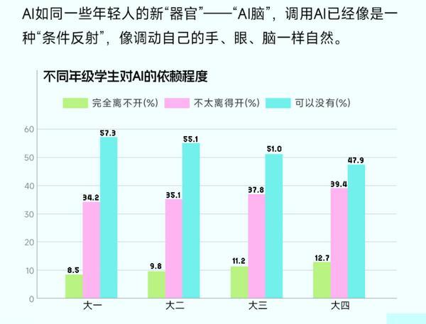 《2025年大学生AI使用心态洞察报告》：从工具依赖到情感伙伴的代际变迁(图3)